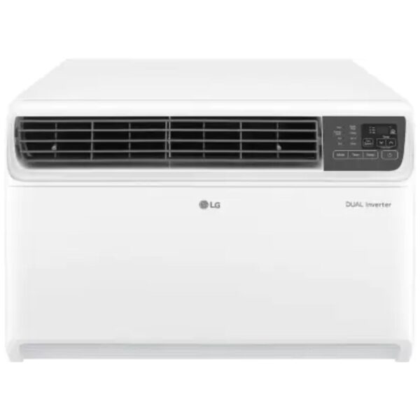 LG 1.5 Ton 5 Star Window Dual Inverter AC with Wi-fi Connect - White (RW-Q18WWZA, Copper Condenser)