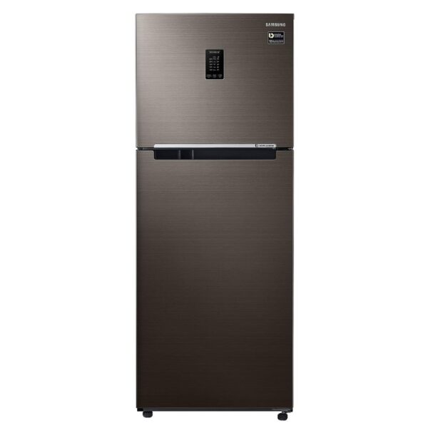 Samsung 355L 2 Star Inverter Frost-Free Convertible 5 In 1 Curd Maestro Double Door Refrigerator (RT39C5C32DX/HL,Luxe Brown 2023 Model)