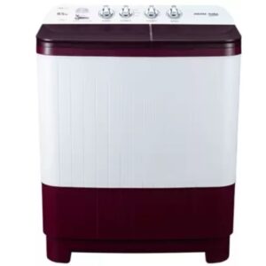 Voltas Beko 8.5 Kg Semi Automatic Top Load Washing Machine (WTT85DBRG, Red)