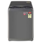 LG 8 Kg 5 Star Inverter TurboDrum Fully Automatic Top Loading Washing Machine (T80AJMB1Z, Jet Spray+, Smart Closing Door, Middle Black)