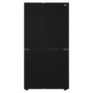 LG 650 Litres 3 Star Frost Free Side by Side Refrigerator with Smart Inverter Compressor (GL-B257DBM3, Black Mirror)