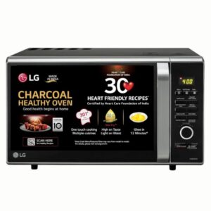 LG 28L Charcoal Convection Microwave Oven with Scan to Cook, WIFI Support (Black)