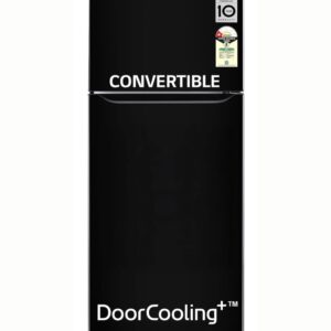 LG 446 L, 1 Star, Convertible, Door Cooling+, Smart Inverter Compressor, Frost Free Double Door Refrigerator (GL-T502CESR, Ebony Sheen, Express Freeze & Multi Air Flow)