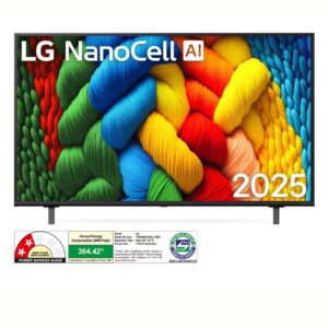 LG 189 cm (75) NanoCell TV (NANO83), α7 Gen8 AI Processor 4K, 60Hz Native Refresh Rate, 2025