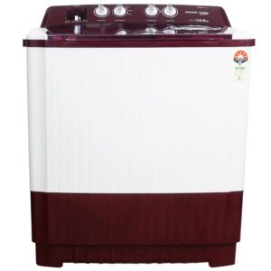Voltas Beko 10 Kg 5 Star Semi Automatic Top Load Washing Machine WTT10/UCABRSSWH4PTD, Burgundy)